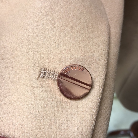 Ted Baker London | EUC Wool-Cashmere Blend Pea Coat - Picture 6 of 9